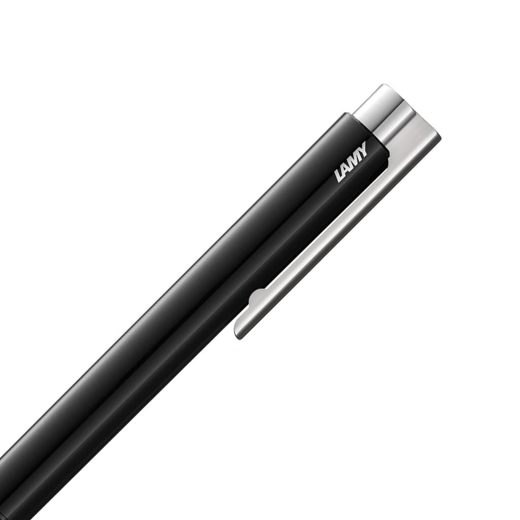 LAMY Logo Black Ballpoint Pen In an Elegant and Sturdy Plastic Case Line Width M Includes a LAMY M 16 M+ - - - High-capacity Refill, (black)