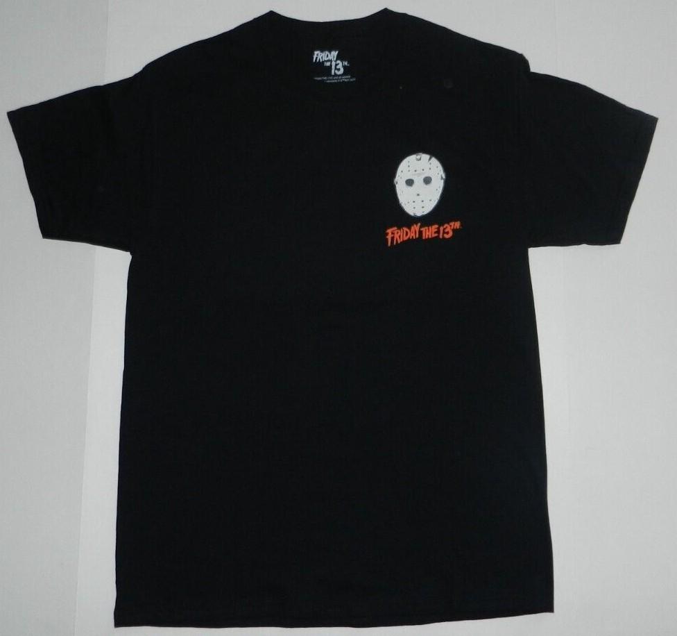 Horror Movie Friday The 13th Balck Tee Shirt New S