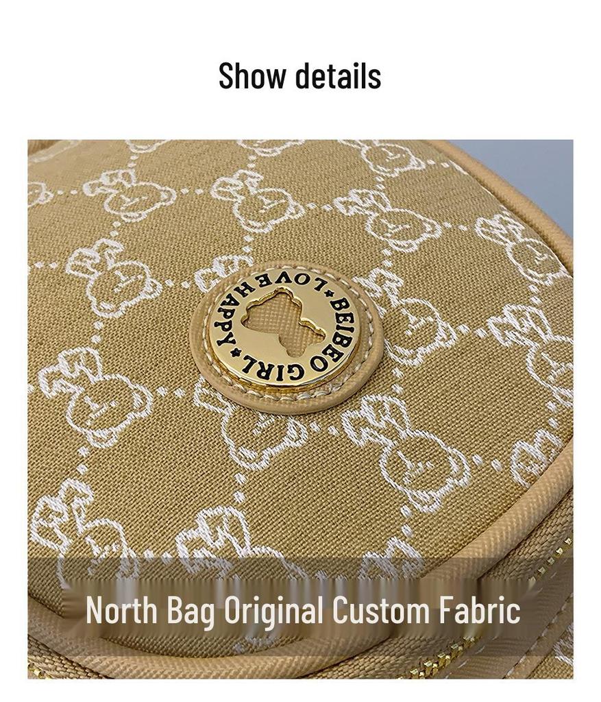 Women's Summer Canvas Chest Bag: Stylish, Atmospheric, Small Backpack