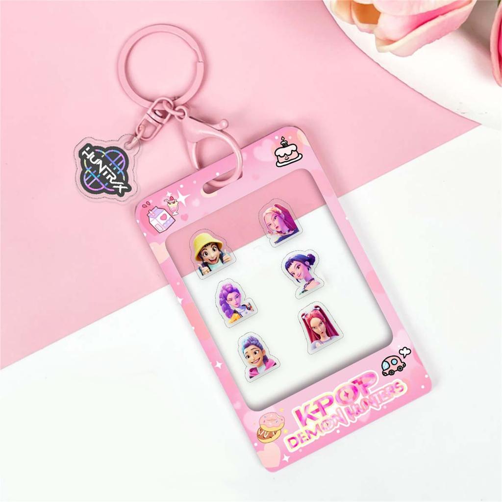 Cartoon Anime Movie Transparent Acrylic Keychain Pendant, Exquisite Gift Hanging Accessories For Backpacks