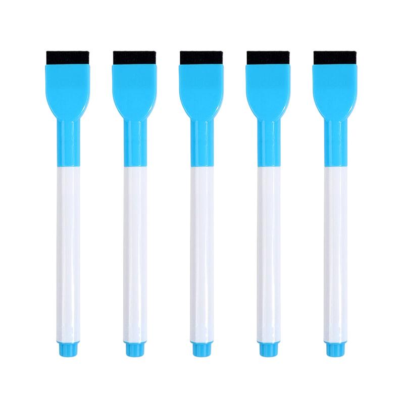 

5 шт. немагнитных цветных маркеров для белой доски, креативный стираемый маркер на водной основе, большой емкости, экологически чистый маркер