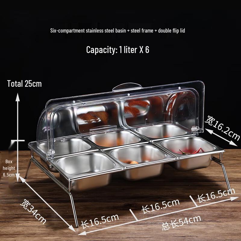 Yunrui Stainless Steel Buffet Food Pan & Lid Set