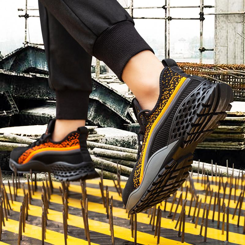 Labor Insurance Shoes Men's Summer Anti-smashing and Anti-piercing Steel Head Shoes Work Shoes