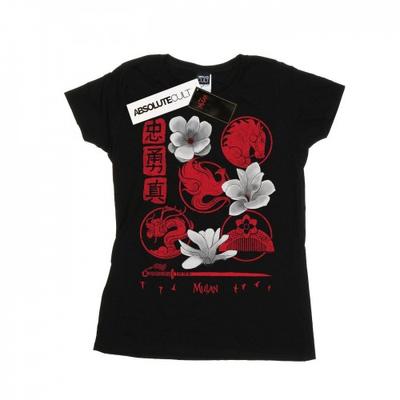 Womens/Ladies Mulan Movie Icons Cotton T-Shirt