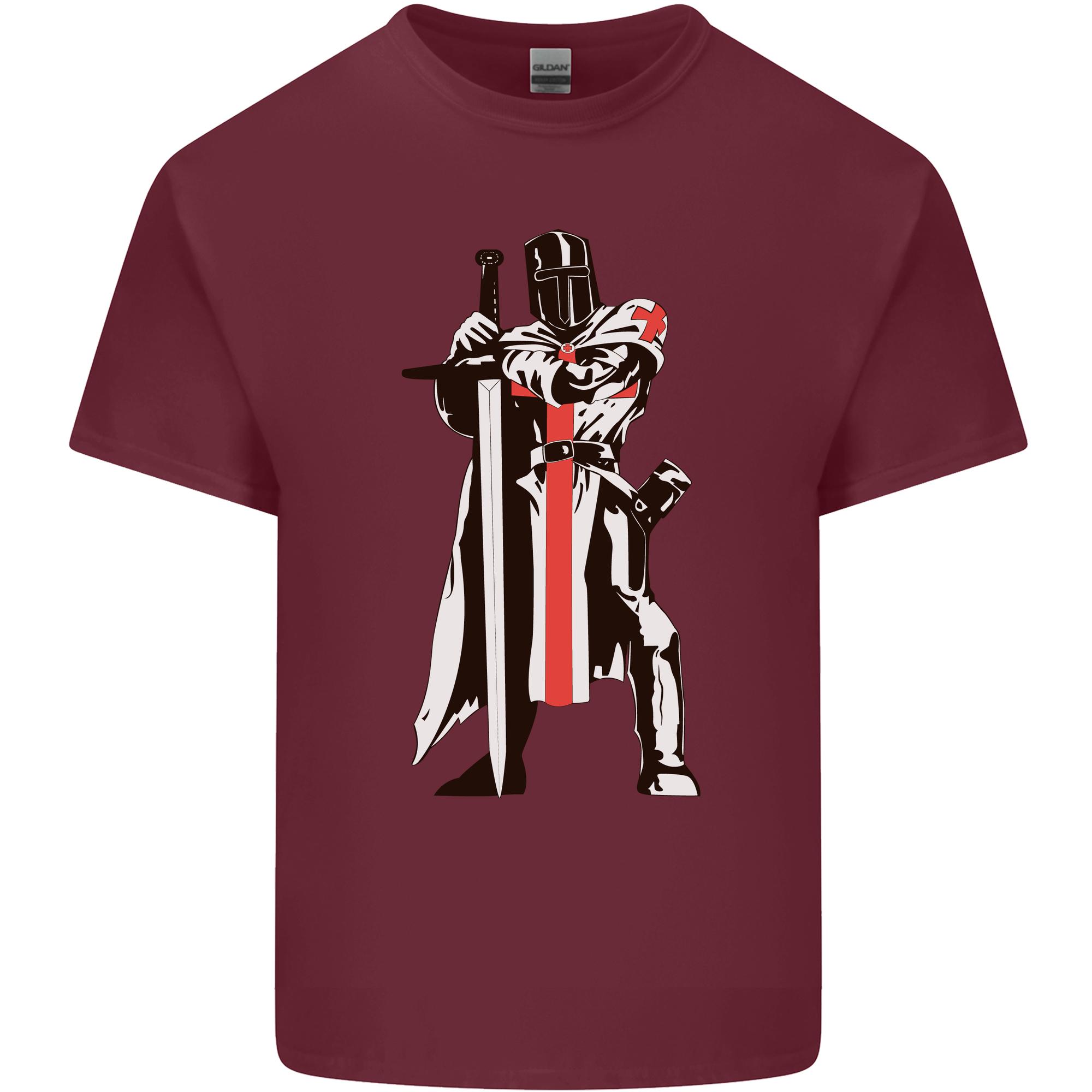 St Georges Day Knights Templar Sword Unisexs Light Cotton Tshirt S
