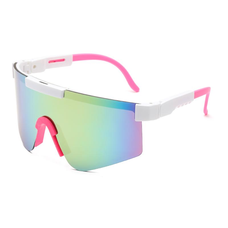 Protective Glasses New Men Sports Square Sun Glasses Women Uv400 Retro One Piece Eyewear Oversize Driving Sunglasses