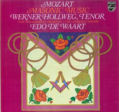 LP Schallplatte EDO DE WAART, NEW PHILHARMONIA ORCH - Mozart Freimaurermusik SFX8636 PHILIPS 1973 Japan Obi Klassik Gebraucht