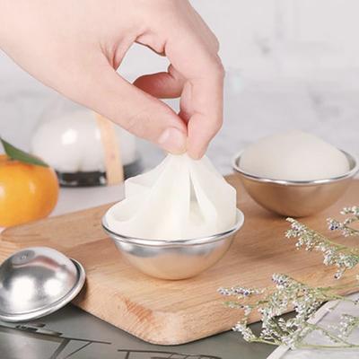 Houseeker Runde Aluminium Kuchenformen DIY Pudding Eierkuchen Maker Badekugel Salzkugel Halbkreis Kugel Metallform