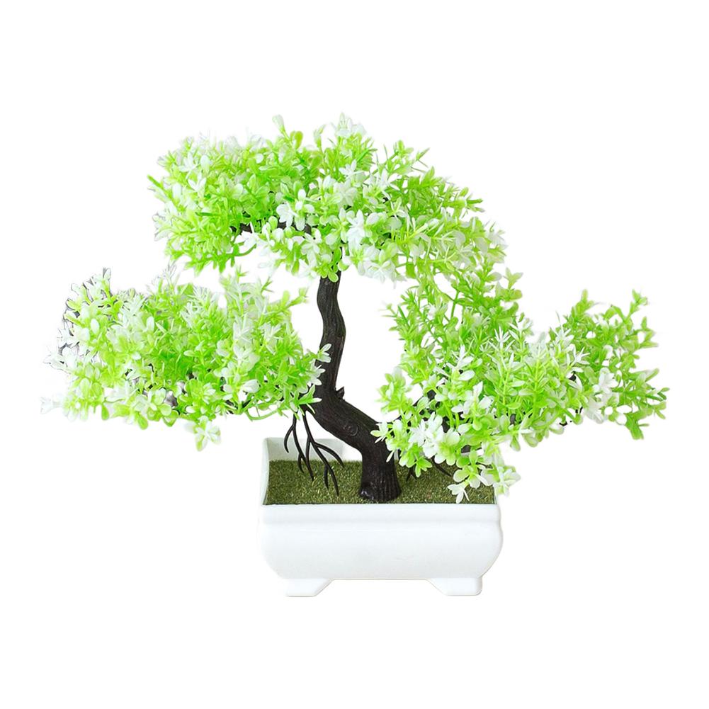 Plants Bonsai Three-Fork Pine Simulation Plant Home Office Room Table Decor Garden Arrangement  Ornaments Bonsai Potted Plants