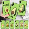 Süße Cartoon-Frucht Avocado Silikonhülle Hülle Für iPhone 11 Pro Max 12 Mini 13 X XS XR 7 8 6 6S Plus 5 16E SE Handyhülle Abdeckung