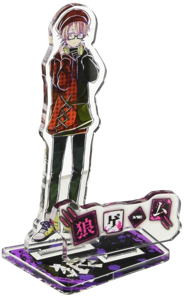 Wolf Game 01 Yukinari Shimotsuki Plate with acrylic figure