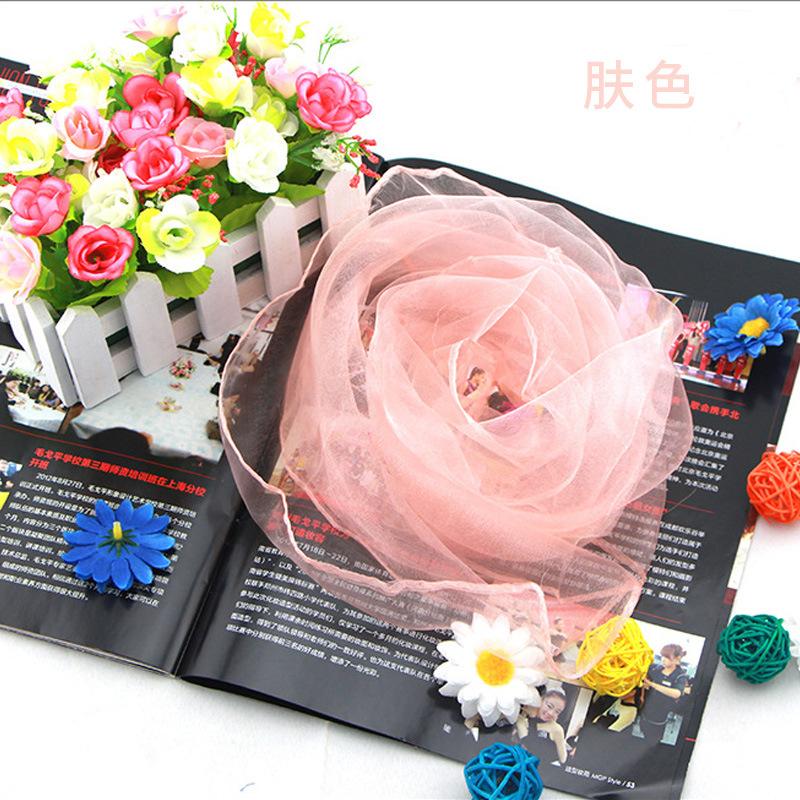 

Однотонный шифоновый маленький шелковый платок, для выступлений, танцев, новый стиль, маленький квадратный платок, конфетного цвета, шелковый платок, ветрозащитные шарфы 70x70cm