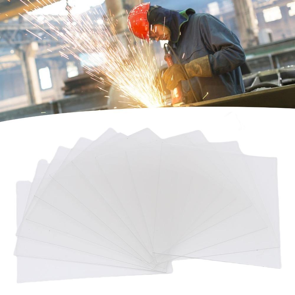 20 Pcs Replacement Welding Helmet Lens Solar Auto Darkening Replacement Lens Kit Industrial