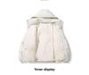 Men's High-End White Duck Down Jacket - Thick, Warm, Loose Fit with Hood