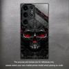 Galvanisierte Glas Handyhülle geeignet für Samsung Galaxy S26 S25 S24 S23 S22 S20 S11 S10 FE/Ultra/Plus Anti-Drop Totenkopfmuster