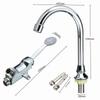 New Bathroom Laboratory Basin Faucet Tap Copper Foot Pedal Brass Basin Mixer Water Faucet Taps Single Cold Water