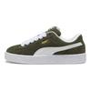 Puma Suede XL Dark Olive Unisex Sneakers Green White 395205-13