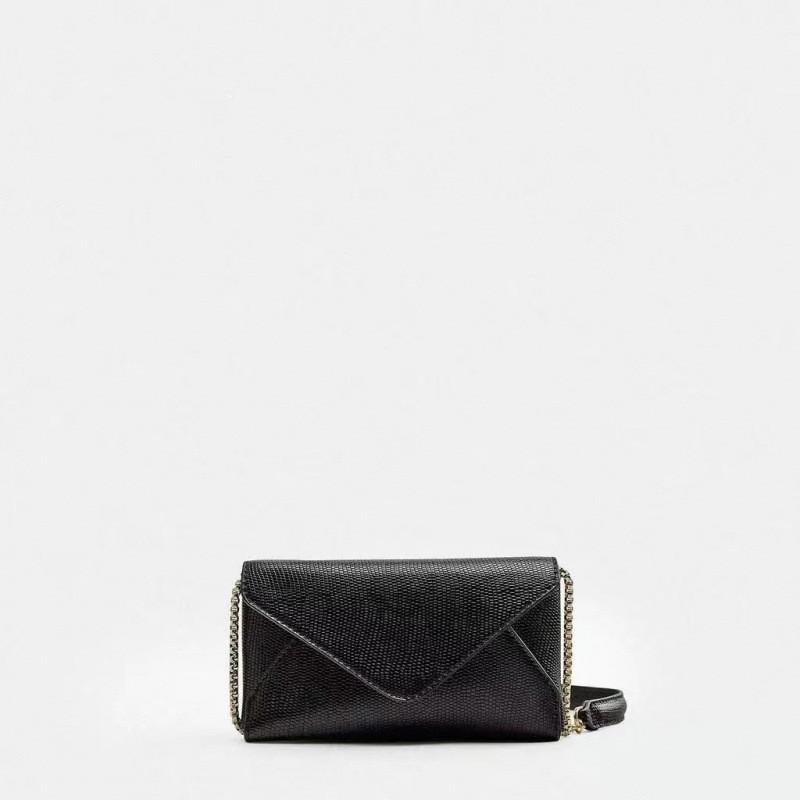 

Z Home Cross-border Envelope Bag Women s 2025 New Product Bright Color Chain Mini Party One-shoulder Diagonal Span Mobile Phone чёрный