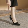 Lakovaná kůže Dámské lodičky Špičatá špička Boty na vysokém podpatku Nové dámské podpatky Stiletto Párty Banket Kancelářské boty