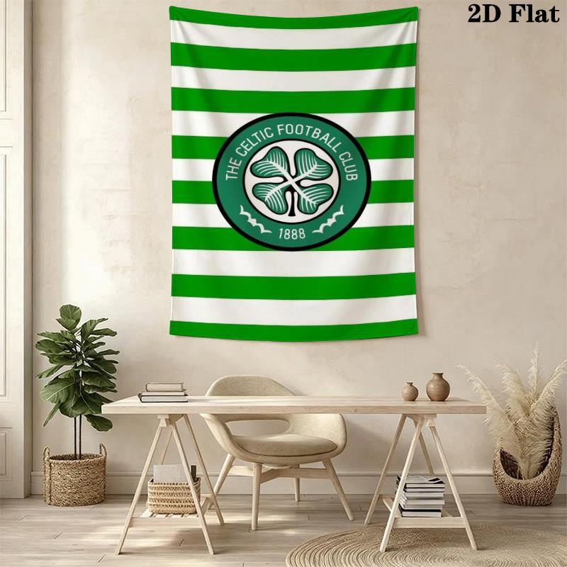 Celtic F.C Muster Heimdeko Wandteppich, Wandbehang, Dekorative Wohnmobil Wandtuch.NGT0928558