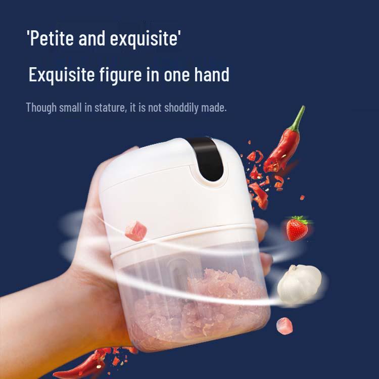 Electric Garlic Masher and Mincer for Home Use: Compact Mincing and Chopping Tool