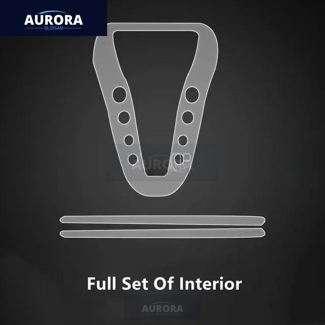 For Mercedes-Benz GT 15-18 C/R190 Car Interior Center Console Transparent TPU Protective Film Anti-scratch Repair Film Refit