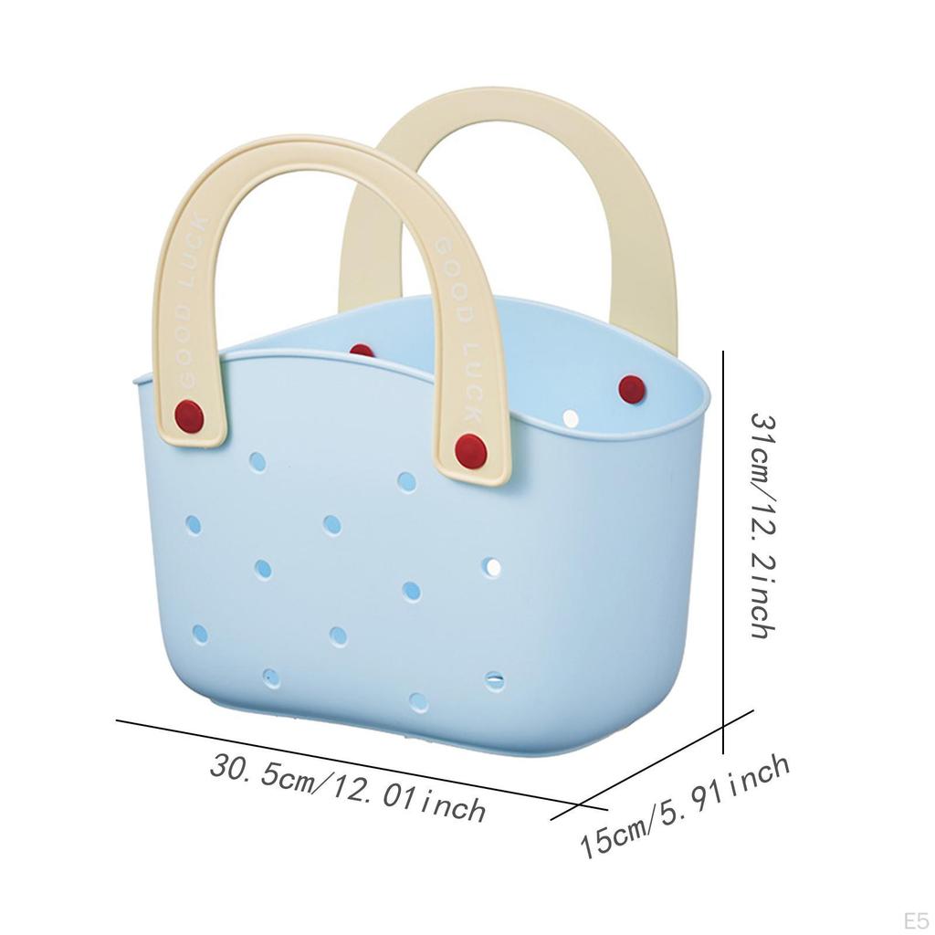 Beach Bag Handbag Portable Basket Tote Stylish Lightweight And Spacious with Large Storage