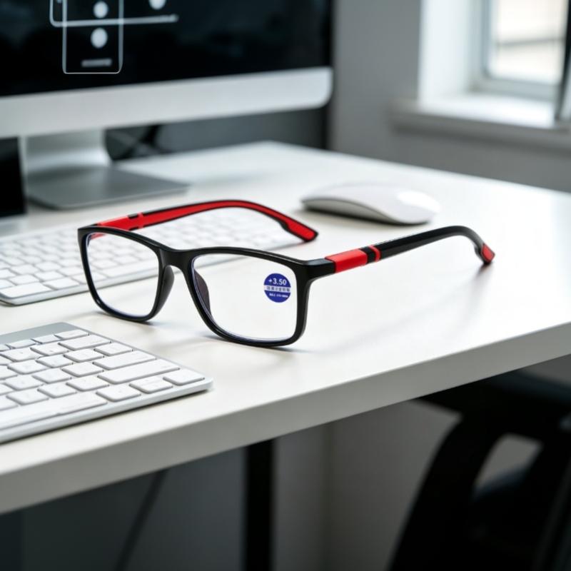 1Pair Presbyopic Glasses For Women Comfortable Anti Blue Light Glasses Square Frame Men Reading Glasses Vision Protection