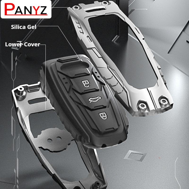 For Nissan Versa Maxima Rogue Armada Sentra Qashqai X-Trail 2/3/4/5Buttons 2022 2023 Accessories Car Zinc Alloy Key Case