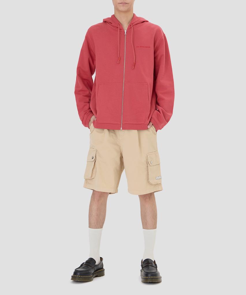 Les Benjamins (U) Zip Hoodie 310 Jasper Red