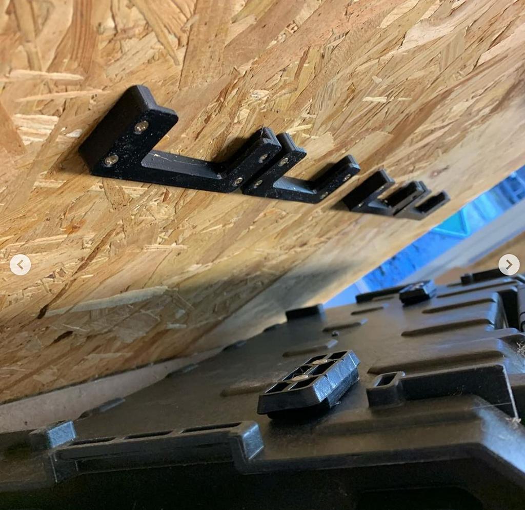 StealthMounts Cleat & Feet Mounting System (4-Pack) | Toolbox Storage System | Mounts Anywhere | Milwaukee Packout Compatible
