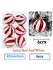 6pcs/Lot 6cm/2.4Inch Christmas Tree Decoration Color Hollow Balls Ornaments Hang Bauble Ball For Home Bar Party Decoration