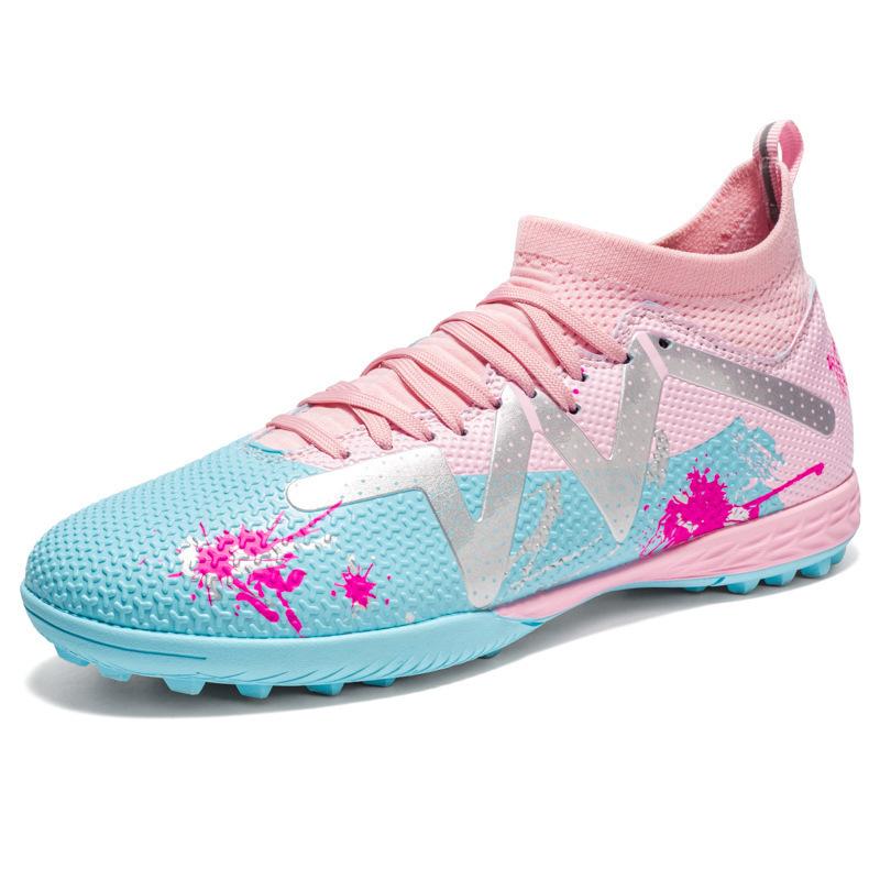 2025 New Neymar Avocado Graffiti Color Scheme Boys and Girls Youth Tendon Sole Football Shoes