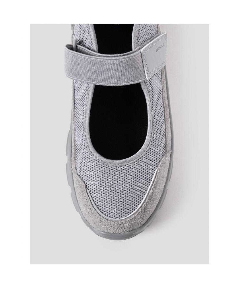 Beanpole Accessory Mesh Platform Sneakers - Light Grey
