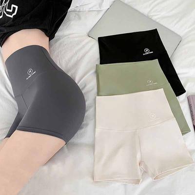Zomer Dunne Drie-punts Broek Dames Anti-reflecterende Buiten Kleding Buik Lift Heup Rijden Barbie Basis Legging Yoga Shorts