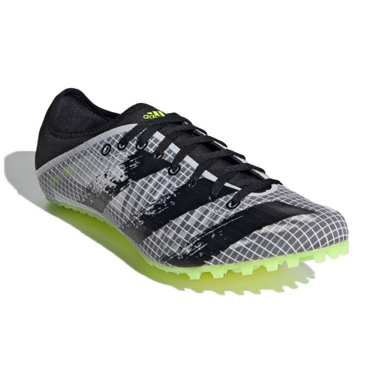 adidas Sprintstar Spikes Round Toe Lace-Up SG (Metal Long Studs) Non-Slip Soccer Shoes Unisex Soccer Shoes Black Green FY0324