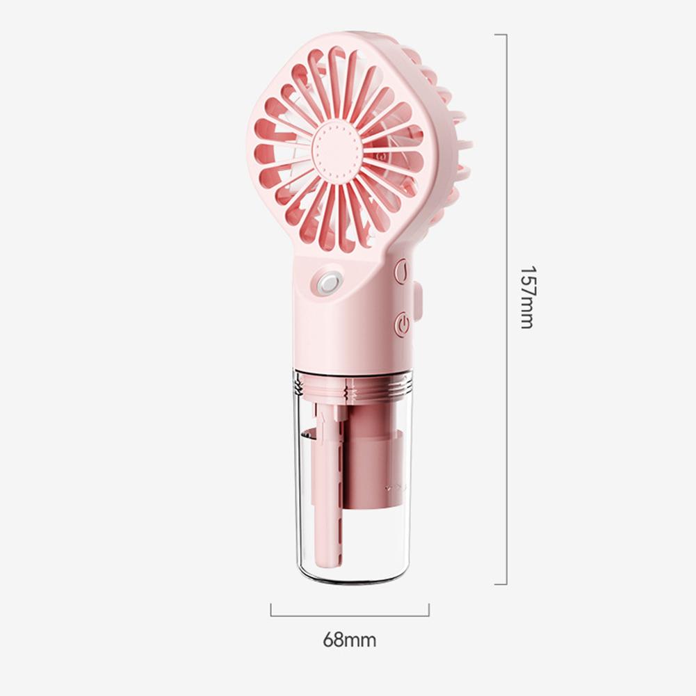 Handheld Fan Portable Handheld Misting Fan Rechargeable Operated Spray Mist Fan Water Mist Fan Outdoors Misting Personal Cooling