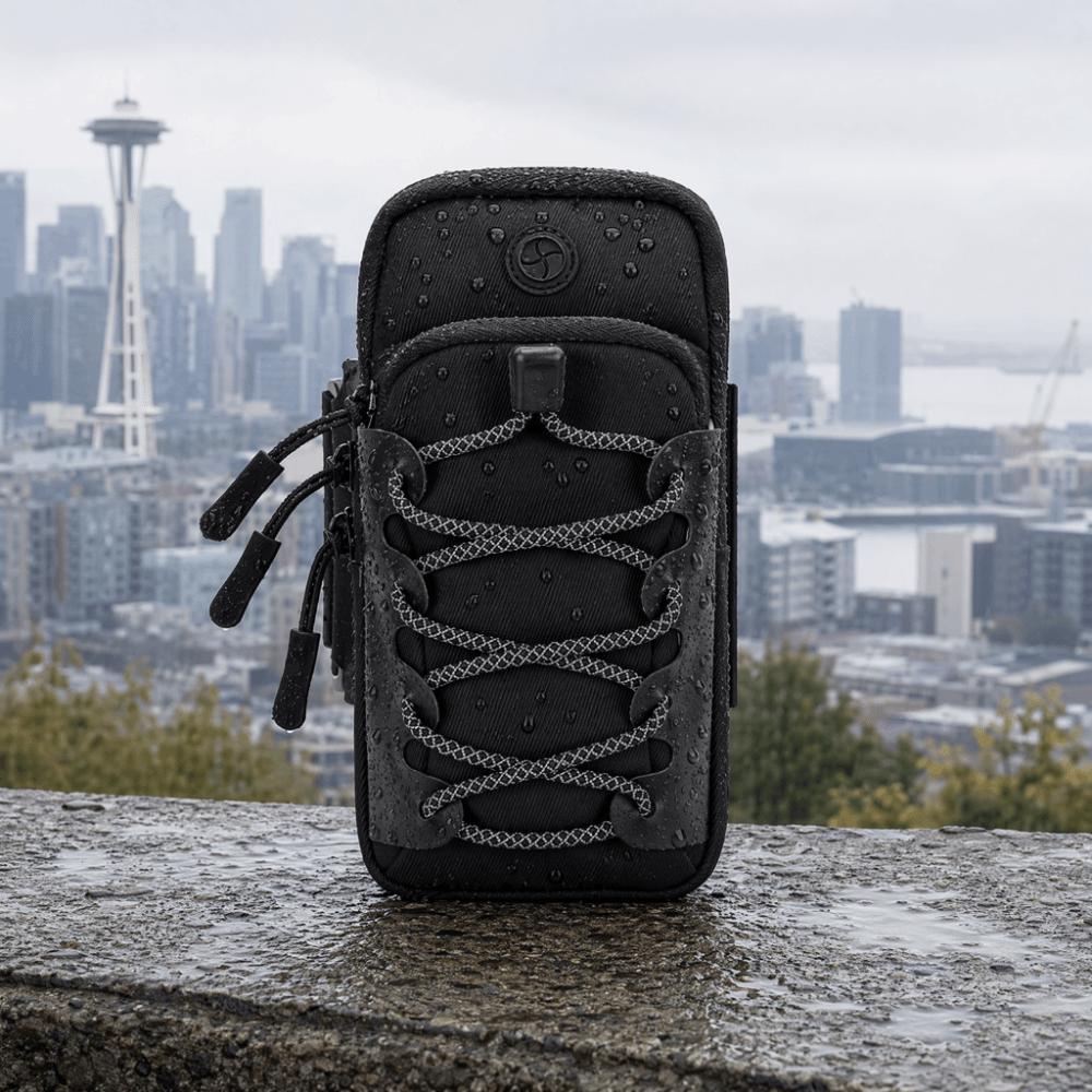 Waterproof Phone Bag for Ebike Nylon and Polyester Phone Pouch Armband for Running and Hiking