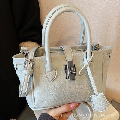 2025 New High-end Niche Handheld Bucket Bag New Versatile Foreign Commuter Simple Shoulder Crossbody Bag