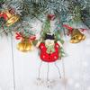 PATIKIL x x Mini Cowbell Iron Vintage Style Metal Festive Bell Animal Cowbell Set of 2 Gold 1.4 2.4 1.4" Anti-Lost