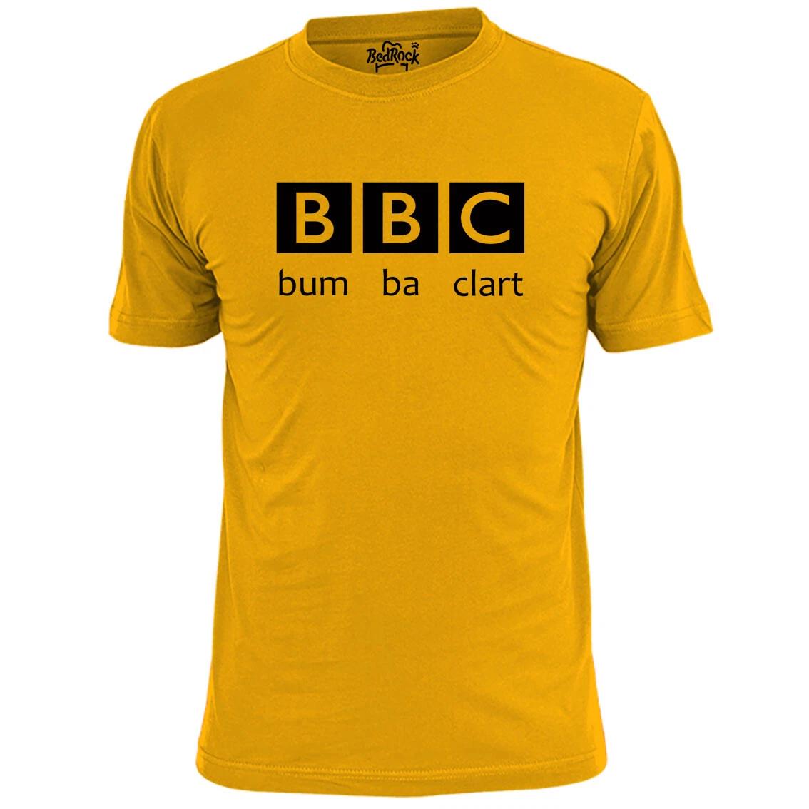 

Mens BBC Bum Ba Clat Funny T shirt TV Reggae 3XL
