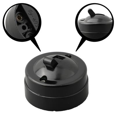 Single Control Switch 1PC Black Easy Install Household