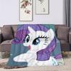 Rarity Little Pony Blanket Suitable All Seasons Soft Comfortable Sofa Office Home Blanket Holiday Gift Blanket Suitable For All Seasons Blanket