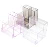 Nail Drill Storage Box Transparent Acrylic Bit Holder Manicure Tool Display Case For Home Salon Nail Art Organization