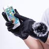 1 Pair Ridding Gloves Windproof Full Finger Thermal Keep Warm Faux Leather Well Sensitive Men Cycling Bike Gloves for Daily