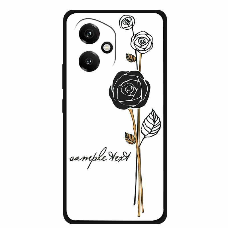 

For Honor 400 5G Case 3D Flowers Emboss Soft Silicone Phone Case For Honor 400 Back Cover Bumper Funda Protective New Shell Bag honor 400 5G