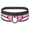 Men's Jock Strap Faux Leather Hot Thong Underwear