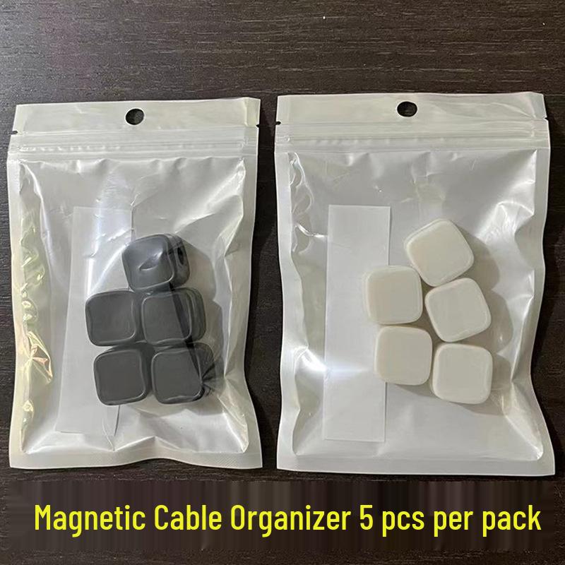 Magnetic Cable Organizer & Holder for Desk or Car