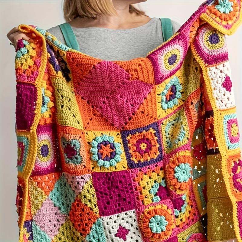 Fiori Stili Casuali Fai da Te Uncinetto Centrini Tovagliette Decorazione Patch Uncinetto Fatto a Mano Vestiti Cappello Copricapo Accessori