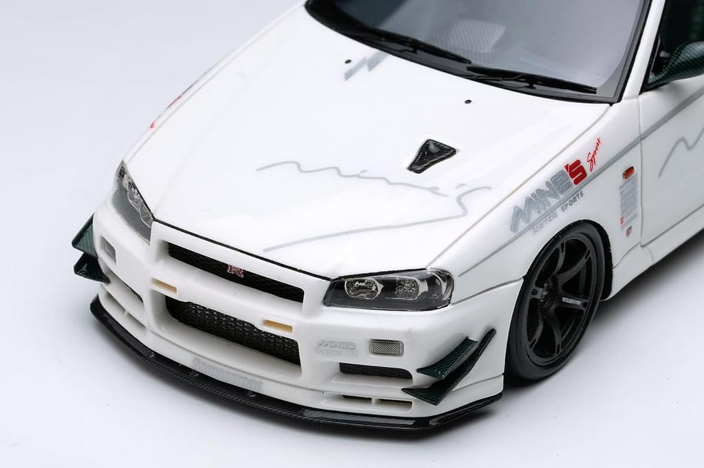MAKE UP EIDOLON 143 MINE'S SKYLINE GT-R (BNR34) V-spec N1 Tokyo Auto Salon 2024 Finished Product